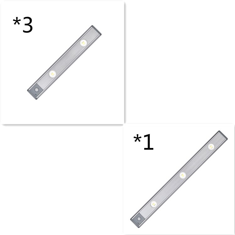 Motion Sensor Lamp Under The Cabinet Dimmable Cabinet Lamp Rechargeable Magnetic Suction Installation Kitchen Night Light Wardrobe Lamp - Image 4
