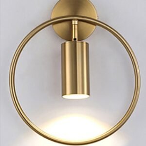 Nordic Minimalist Ring Wall Lamp Post-Modern Bedroom Bedside Creative Staircase Aisle Porch Corridor Wall Spotlight