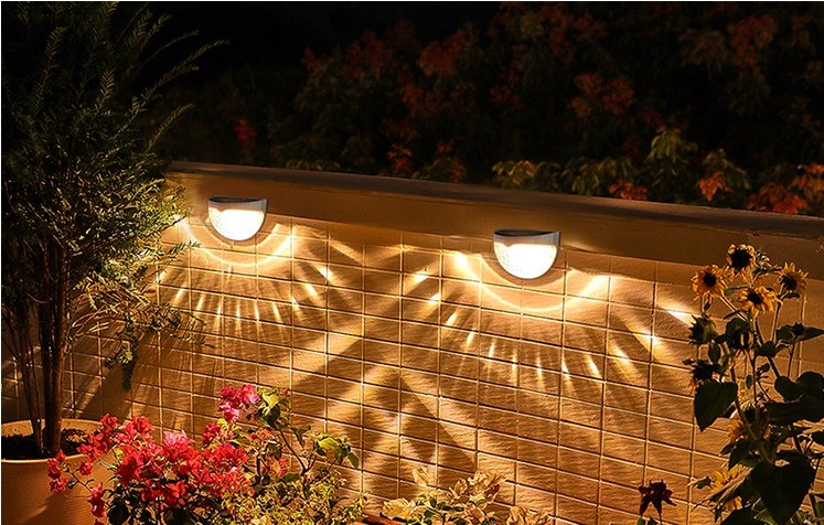Led Solar Outdoor Garden Decoration New Stair Light Solar Light And Shadow Night Light Solar Wall Light - Image 6