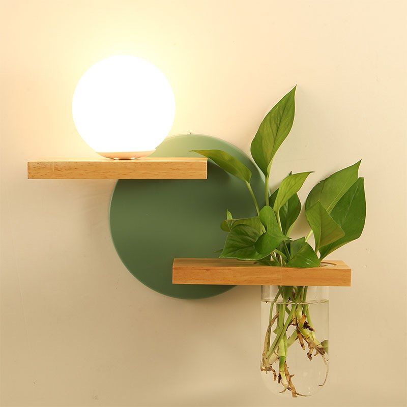Nordic Bedroom Bedside Creative Balcony Living Room Aisle Japanese LED Wall Lamp - Image 10