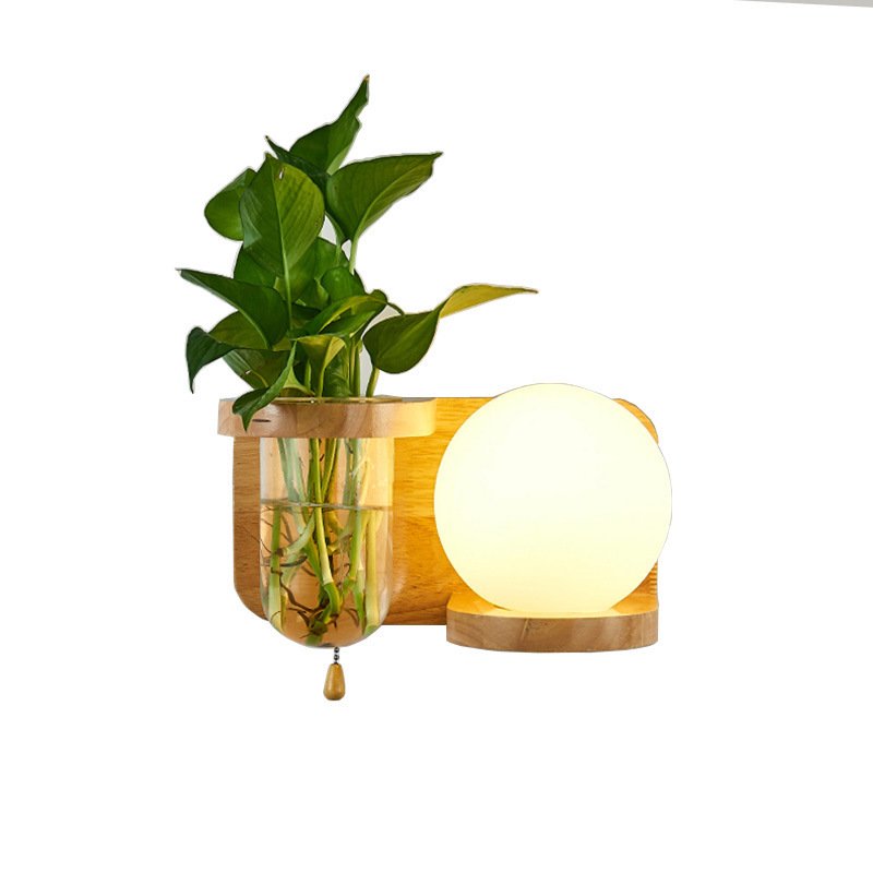 Nordic Bedroom Bedside Creative Balcony Living Room Aisle Japanese LED Wall Lamp - Image 3