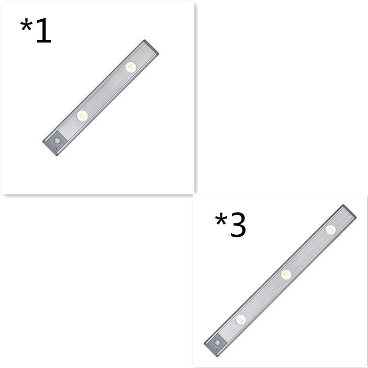 Motion Sensor Lamp Under The Cabinet Dimmable Cabinet Lamp Rechargeable Magnetic Suction Installation Kitchen Night Light Wardrobe Lamp - Image 7