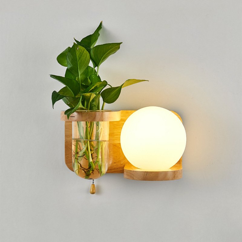 Nordic Bedroom Bedside Creative Balcony Living Room Aisle Japanese LED Wall Lamp - Image 8
